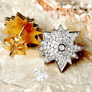 Stud earrings diamond