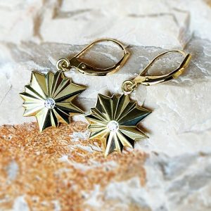 Doppelseitige hängende Ohrringe